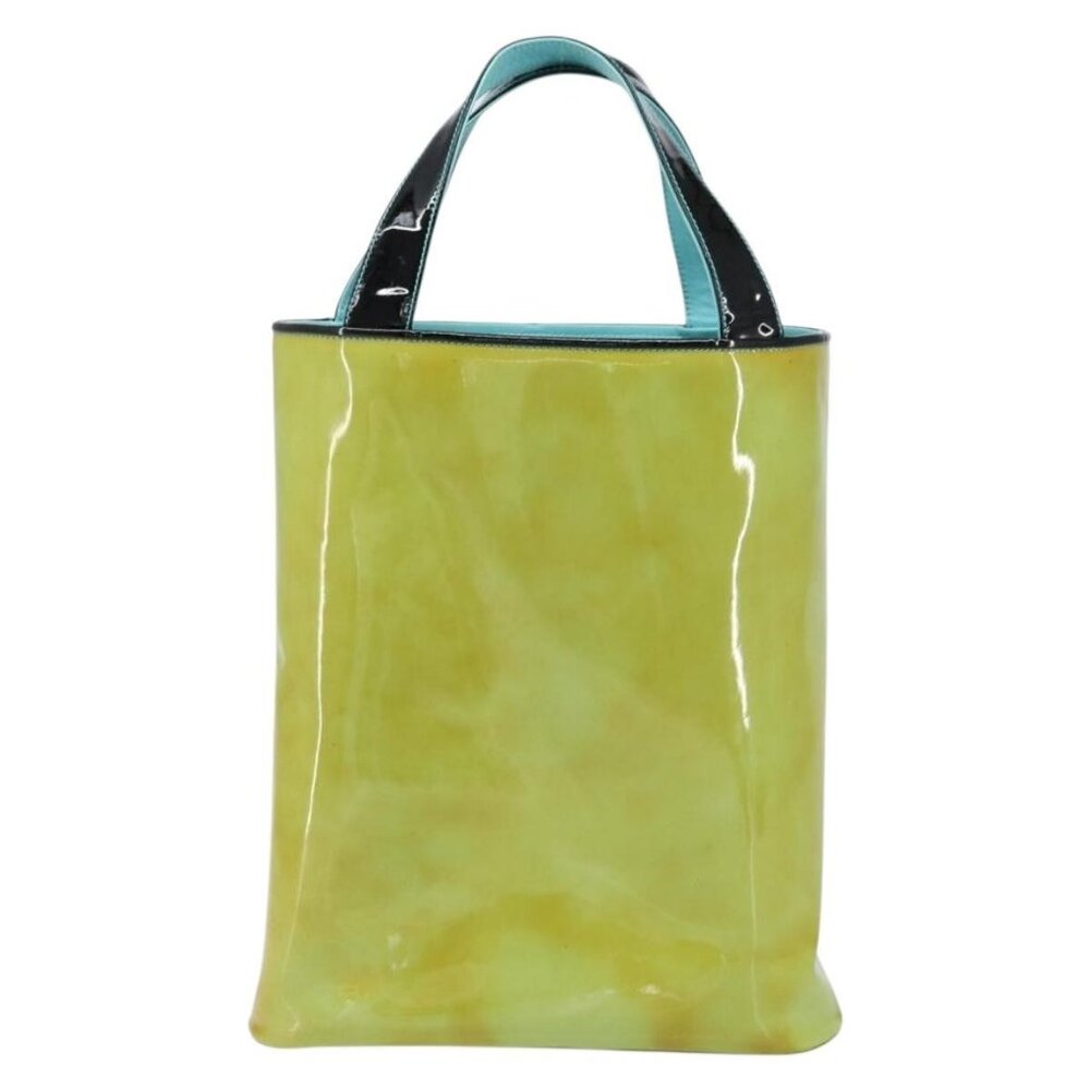CHANEL Tote Bag Enamel Multicolor Gold CC Auth BA8262 - Picture 3 of 16